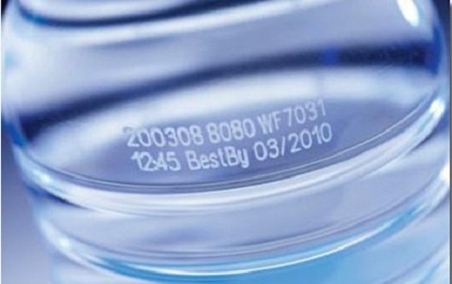 礦泉水瓶噴碼標識